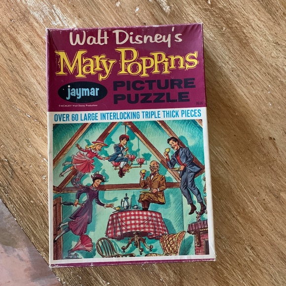 Jaymar Other - Vintage Jaymar 1964 Mary Poppins 60 Piece Puzzle